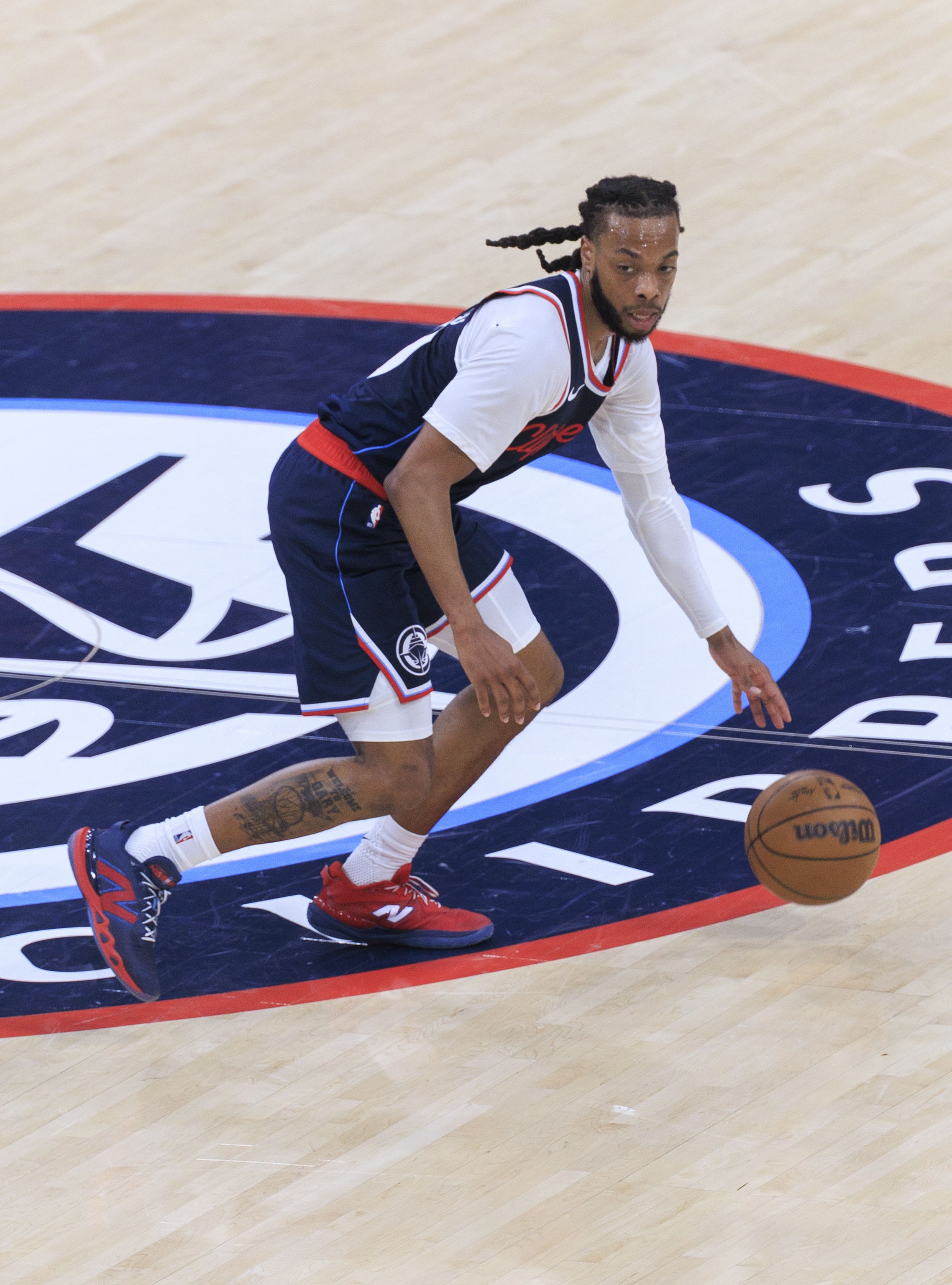 乐鱼体育官方网站-加兰：加入快船轮换后 最兴奋的两件事是传空接&amp;转换进攻得分